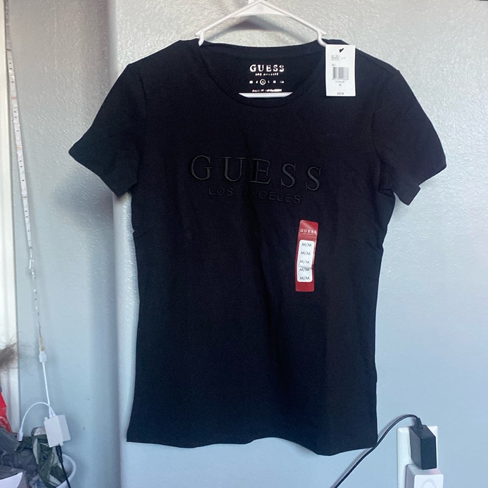 Brand new GUESS black t shirt